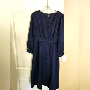 JCrew navy blue dress